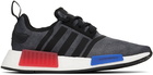 adidas Originals Black & Gray NMD_R1 Sneakers