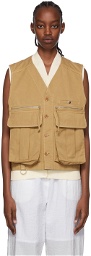 Lemaire Tan Cotton Vest