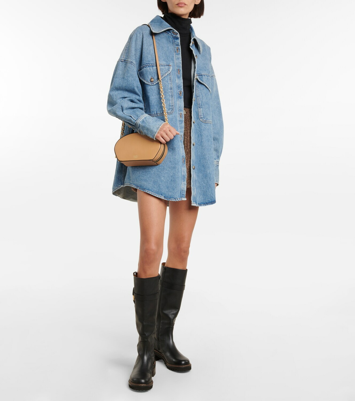 VIP【送料関税込】See by CHLOE Hana Leather Boots See By Chloe - Hana leather knee-high boots See by Chloe