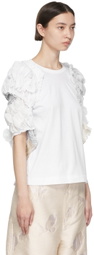 Tricot Comme des Garçons White Cotton T-Shirt