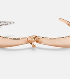 Yeprem 18kt rose and white gold (750/1000) bracelet with diamonds