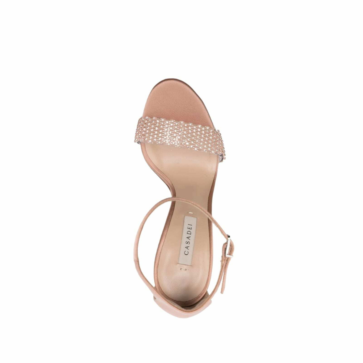 Casadei 100mm Blade Twenties Satin Sandals