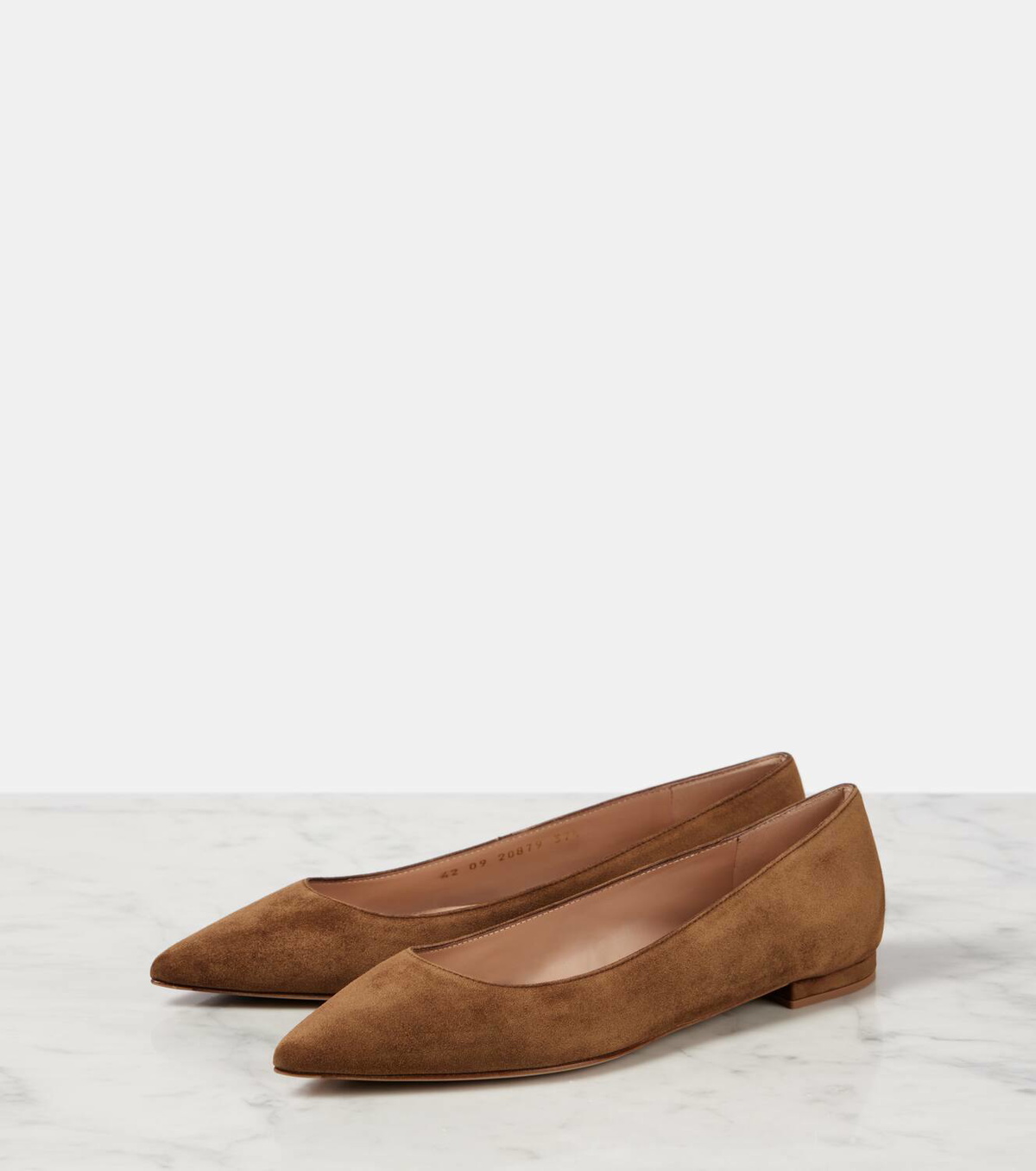 Gianvito Rossi Gianvito suede ballet flats