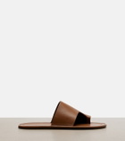 The Row Malick Thong leather sandals