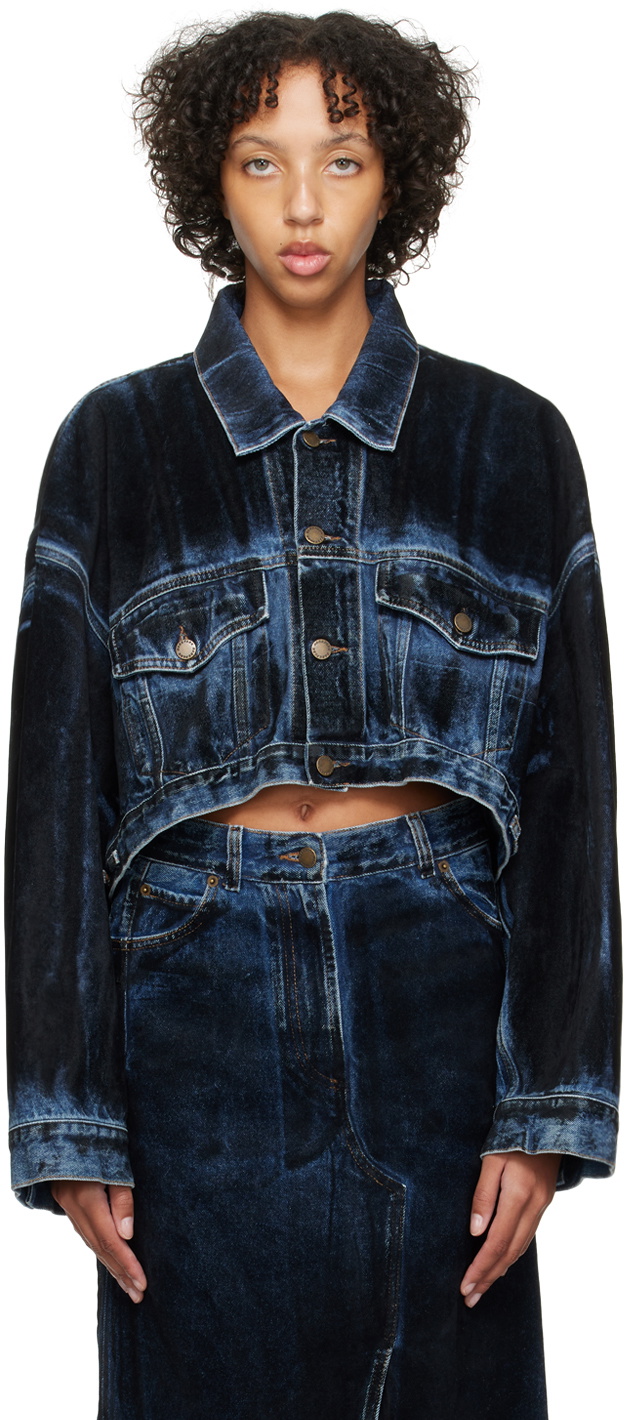 DARKPARK Blue & Black Gigi Denim Jacket