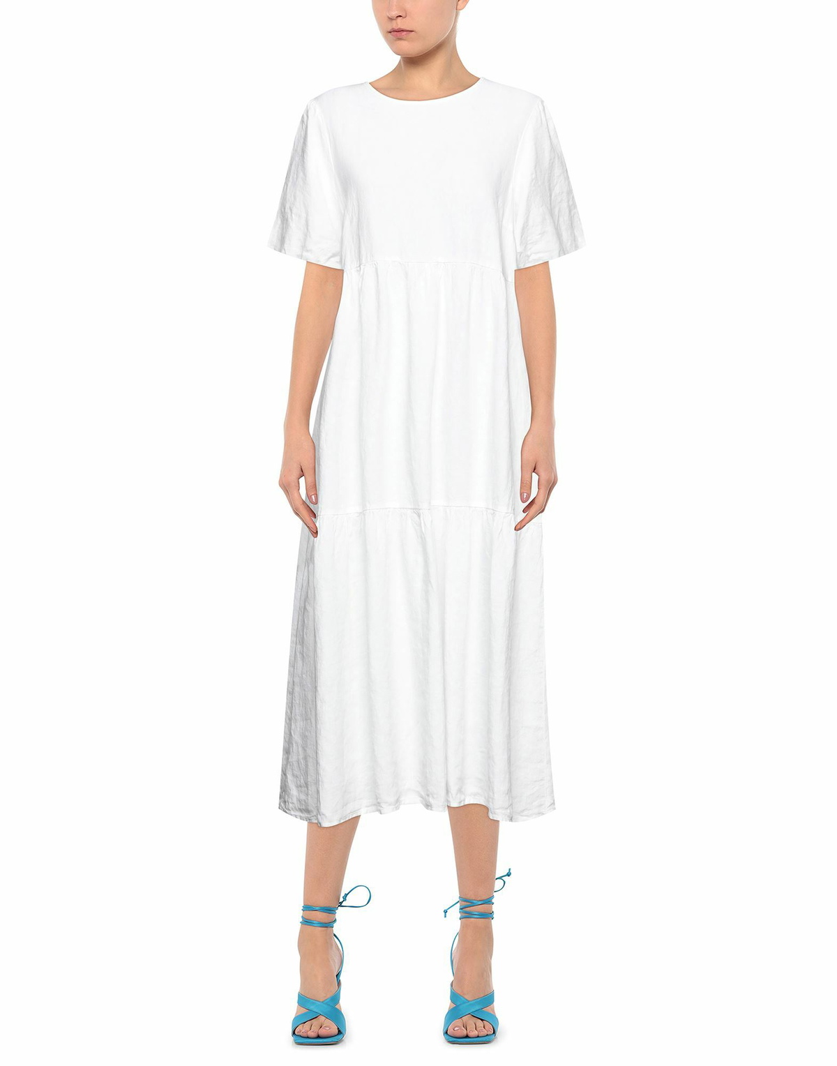 Peserico Womens Midi dress in White