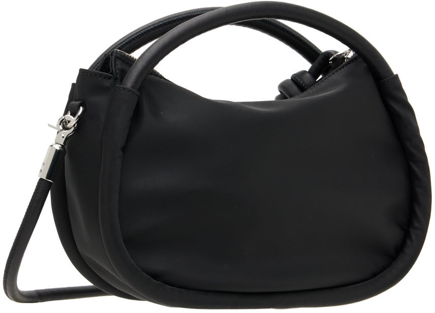 GANNI Black Knot Baguette Shoulder Bag GANNI