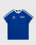 Adidas Italy Adicolor Classics 3 Stripes Tee Blue - Mens - Shortsleeves