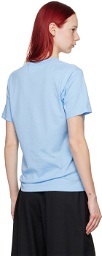 Comme des Garçons Shirt Blue Printed T-Shirt