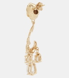 Magda Butrym Crystal-embellished gold-plated drop earrings