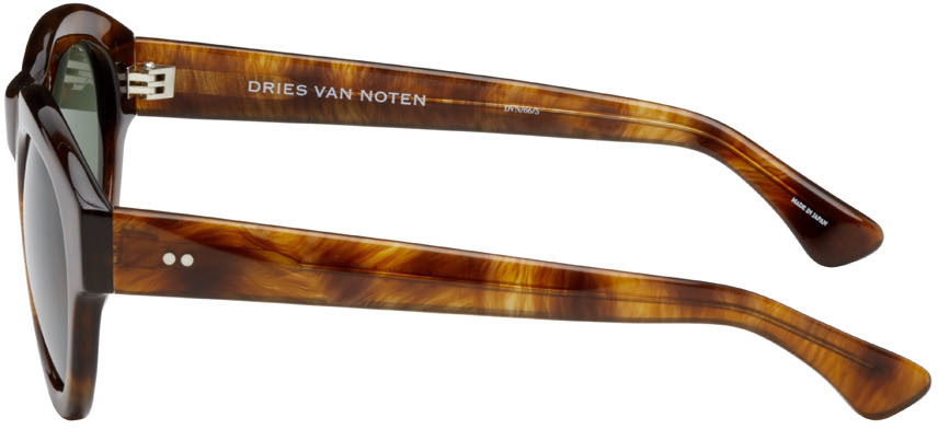 Dries Van Noten Tortoiseshell Linda Farrow Edition Cat-Eye