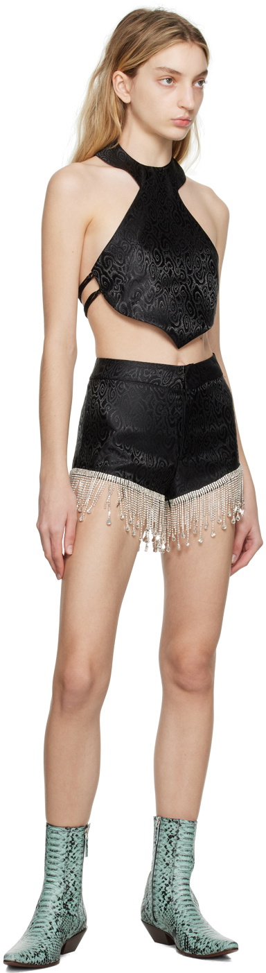 KIM SHUI SSENSE Exclusive Black Cloud Shorts