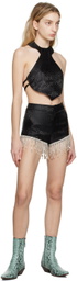 KIM SHUI SSENSE Exclusive Black Cloud Shorts