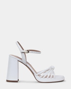 Steve Madden Jungle Heels in White Patent