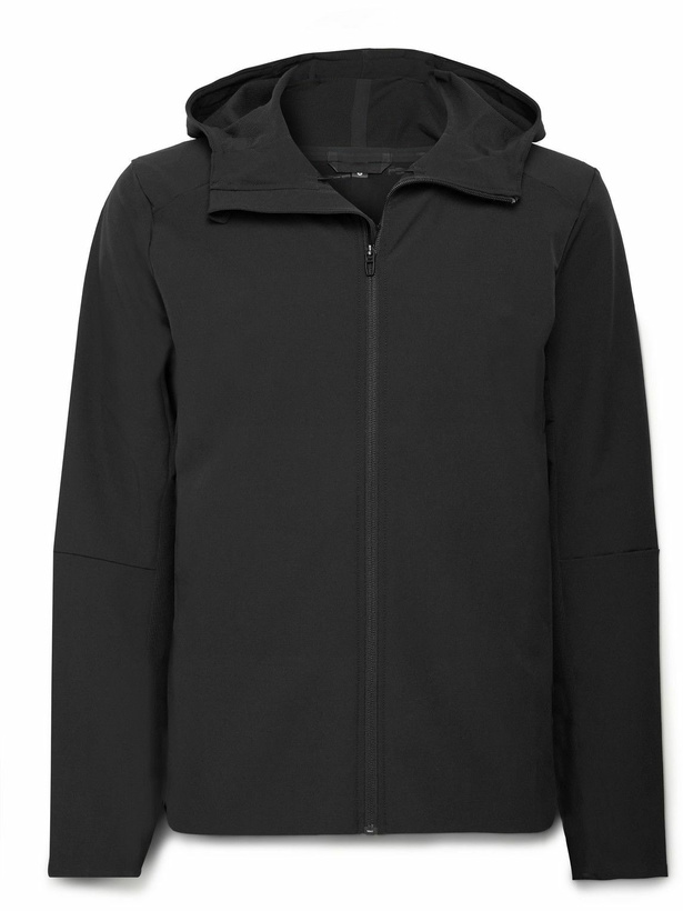 Photo: Lululemon - Warp Light WovenAir™ Mesh-Panelled Recycled Swift™ Hooded Jacket - Black