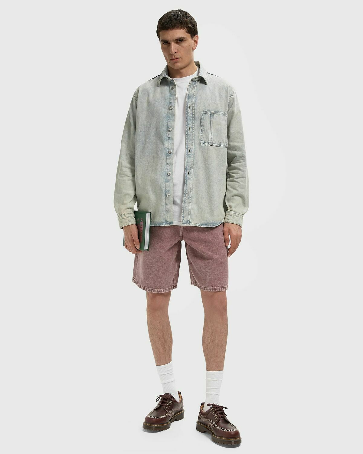 Ryder Light Pink Denim Short