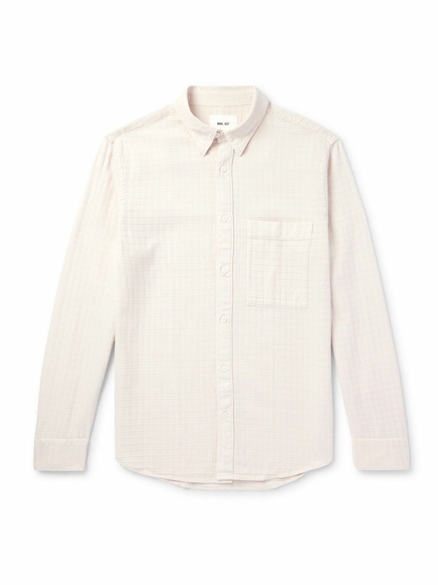 Photo: NN07 - Cohen 5207 TENCEL™ Modal and Cotton-Blend Dobby Shirt - Neutrals