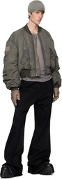 Rick Owens Gray Tower Secchia Flight Jacket
