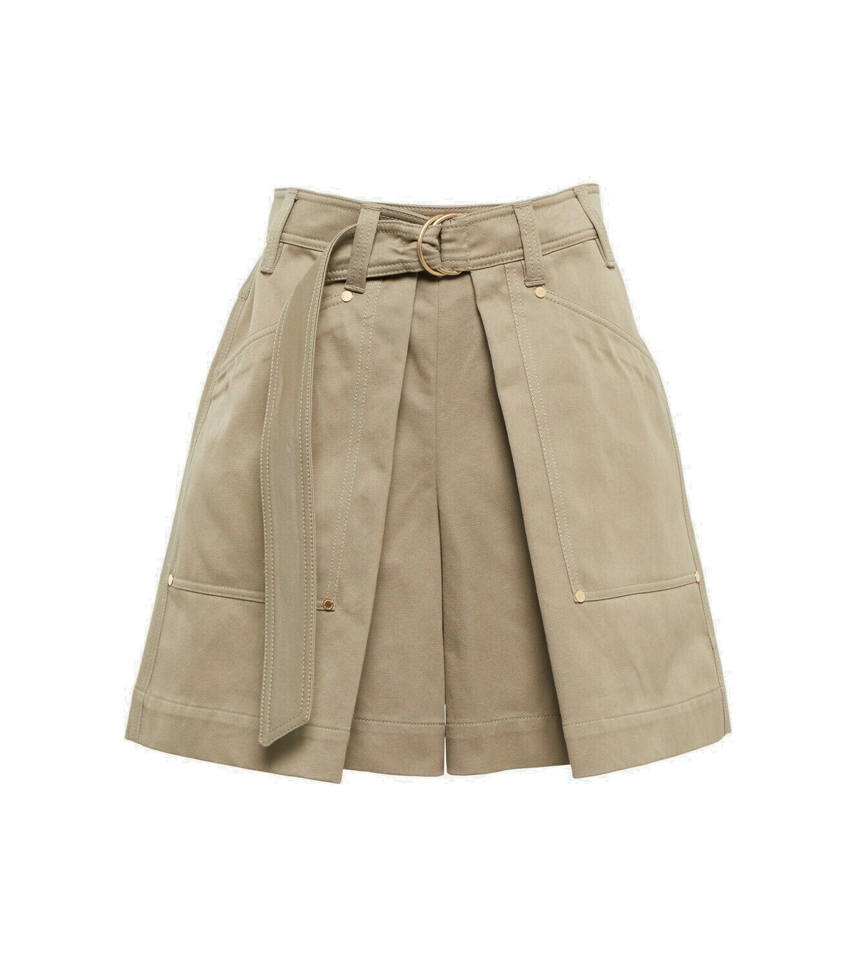 Brunello Cucinelli Brown Linen Bermuda Shorts
