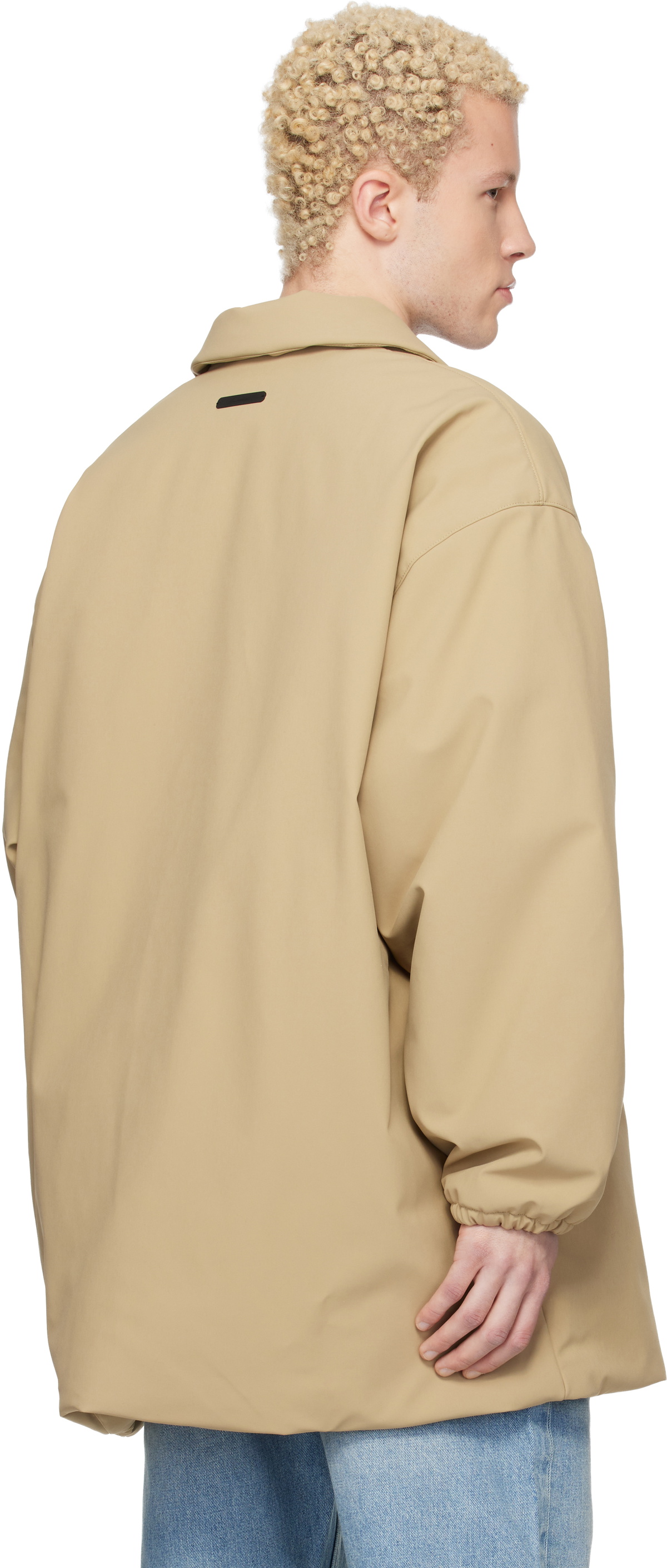 Fear of God ESSENTIALS Beige Signature Filled Barn Jacket
