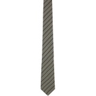 Paul Smith Gray Diagonal Stripe Tie