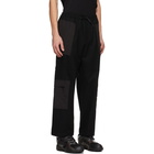 Juun.J Black Wool Cargo Pants