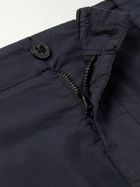 C.P. Company - Straight-Leg Logo-Appliquéd 50 Fili Cotton-Blend Cargo Shorts - Blue