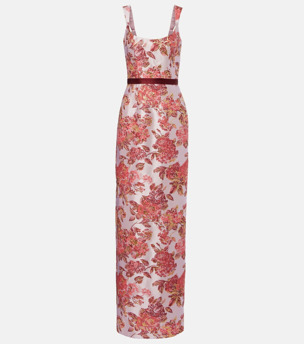 Markarian Robin floral brocade gown