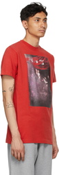 Off-White Red Sprayed Caravaggio T-Shirt