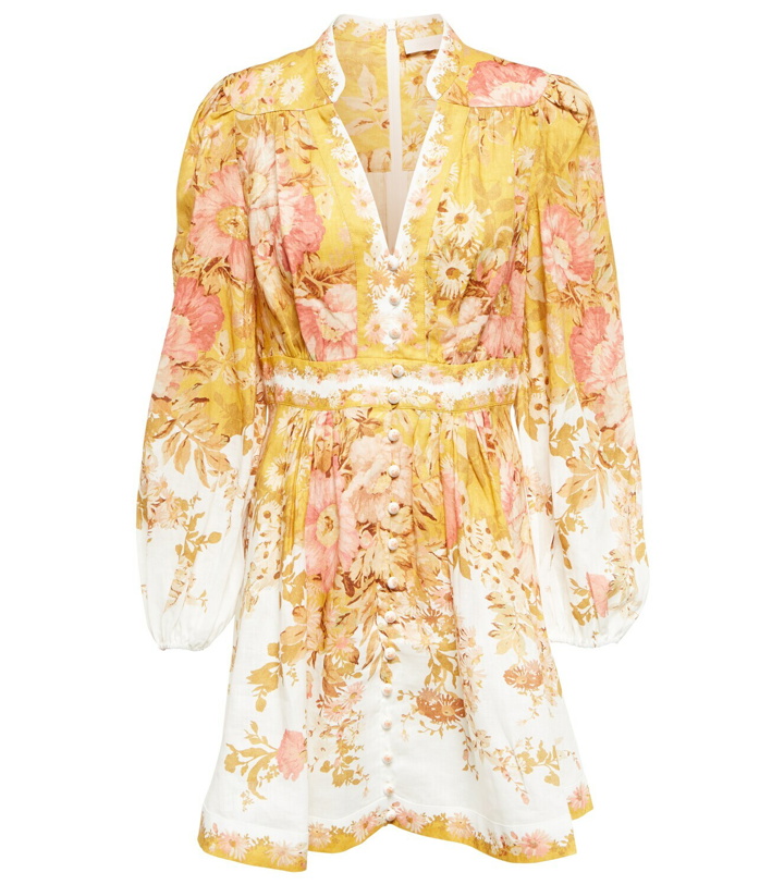 Photo: Zimmermann - Floral linen minidress