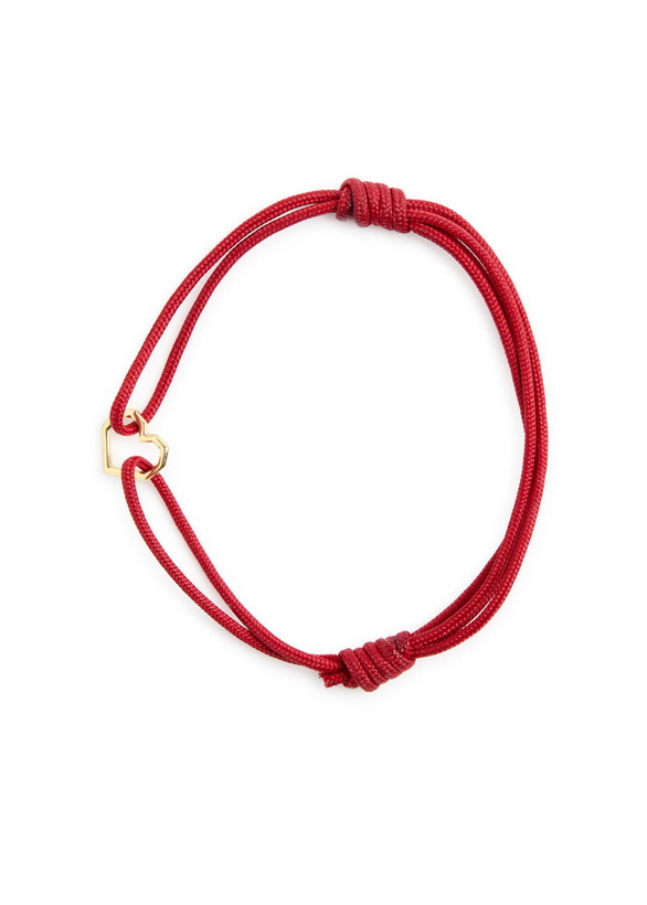 Photo: Aliita Mini Corazon Cord Bracelet - Red - One Size