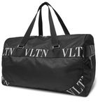 Valentino - Logo Webbing-Trimmed Nylon Duffle Bag - Men - Black