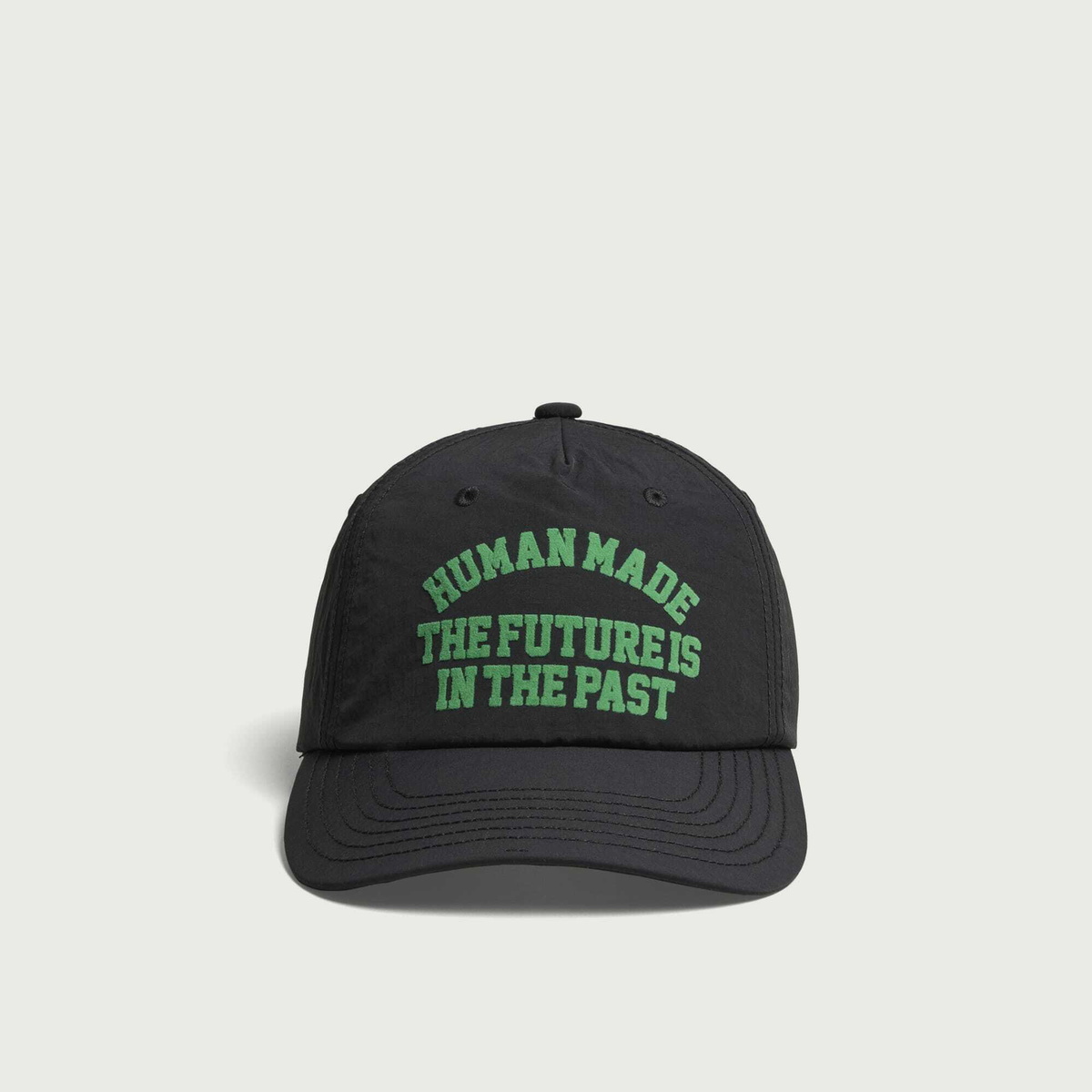 Human Made Men's 5 Panel Nylon Cap in Black
