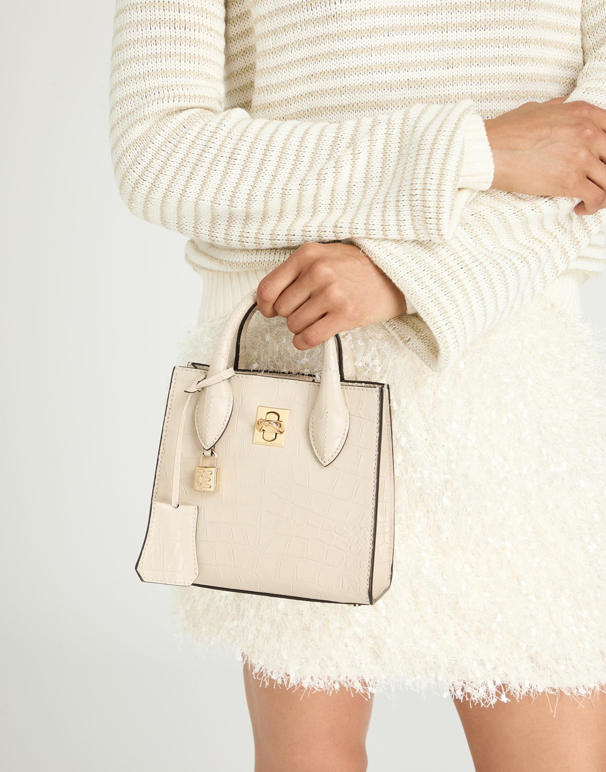 Ermanno Scervino Womens Handbag in Beige