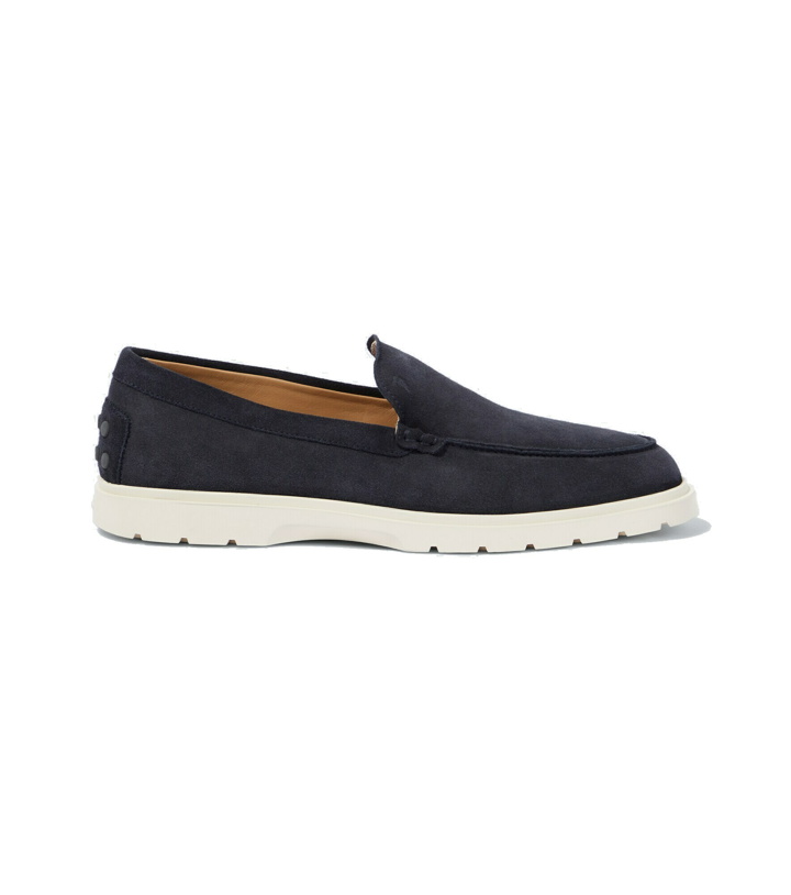 Photo: Tod's - Slip-on suede loafers