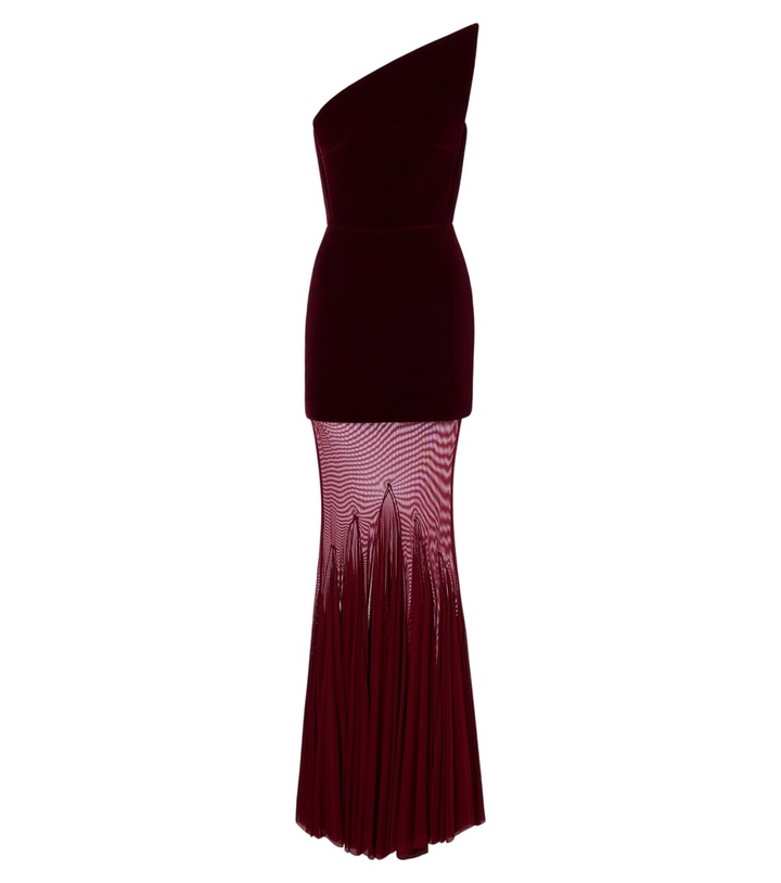 Photo: David Koma Velvet gown