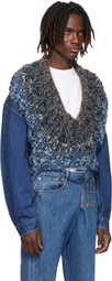 Bless Navy Nº65 Jeanscirclejacket Denim Jacket