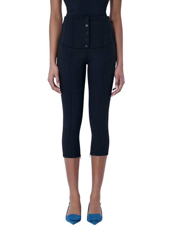 Photo: Jacquemus High-Waisted Buttoned Cycling Pants