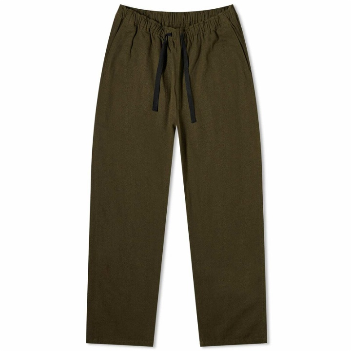 Photo: South2 West8 Men's String Cuff Slack Pant in Olive