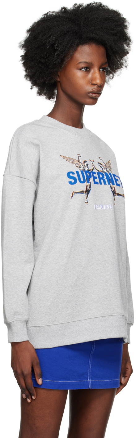 Ksubi Gray Supernet Oh G Sweatshirt