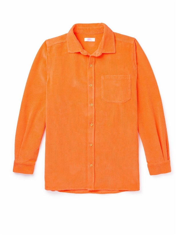 Photo: ERL - Cotton-Blend Corduroy Shirt - Orange
