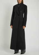 Bettter Lonzo Double-breasted Wool Coat Dark Grey