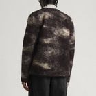 Universal Works Men's Cloud Camo Knit Cardigan in Brown