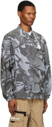 AAPE by A Bathing Ape Gray Reflective Jacket