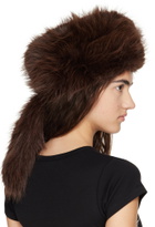 VAQUERA Brown 'Racoon Tail' Hat