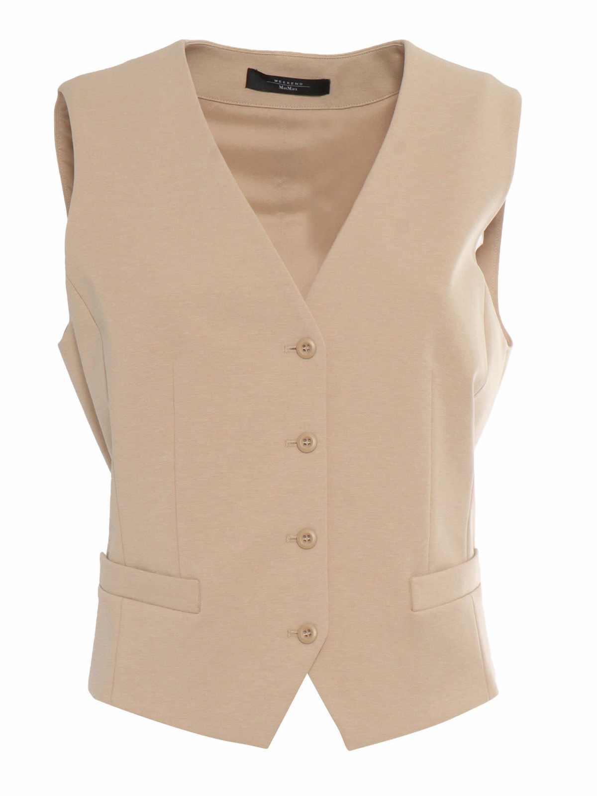 【送料&関税込】Single-breasted Sleeveless Gilet Weekend Max Weekend Max Mara Single-Breasted Waistcoat | Harrods SA