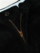 Polo Ralph Lauren - Straight-Leg Cotton-Blend Corduroy Trousers - Black