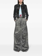 Y/Project Black Pop-Up Mid-Waist Wide-Leg Trousers