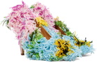 Moschino Multicolor Tufting Heels