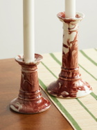 The Conran Shop - Wardour Set of Two Earthenware Candlesticks